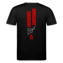 Arrogant Ignorant Elegant - Stabiler Rücken Logo Print - Schwarz