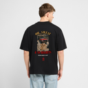 Oversized - Oil, Sweat & No Regrets - Schwarz