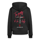 To pretty to be holy  Frauen Hoodie - Schwarz