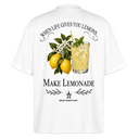 Oversized - Lemons - Weiß